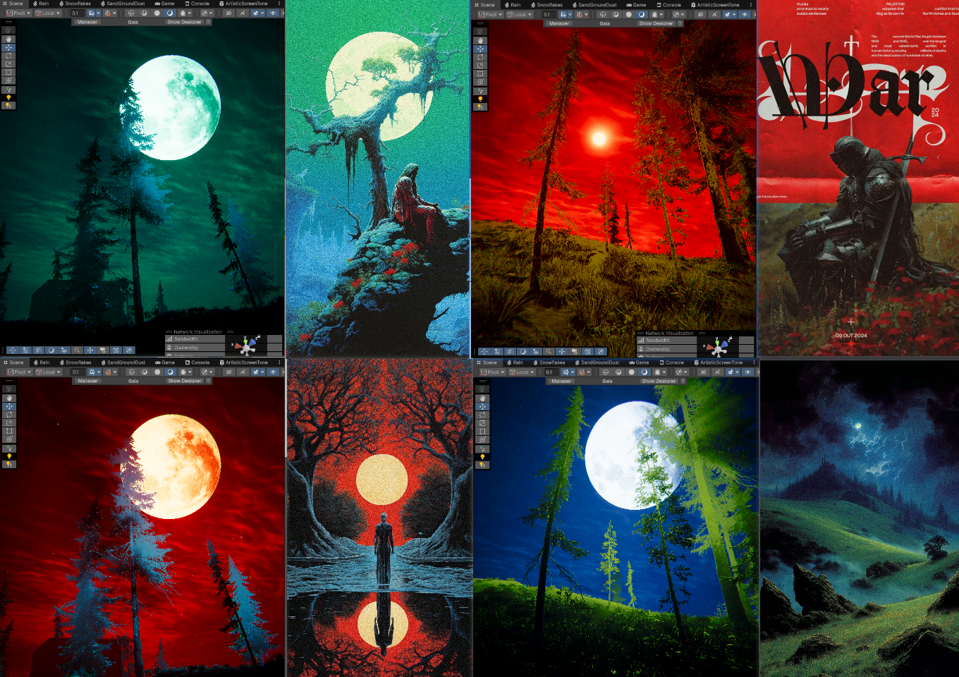 NPR Medieval High-Contrast Lighting Prototype